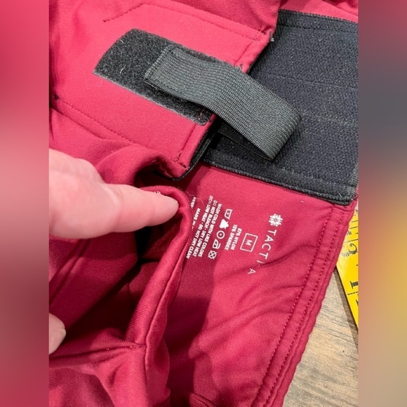 Tactica Defense Fashion Conceal Carry Leggings pant Women's Size Medium Merlot - Picture 2 of 11